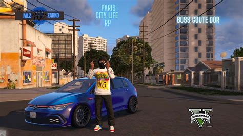 Gta rp paris city life cité de france YouTube