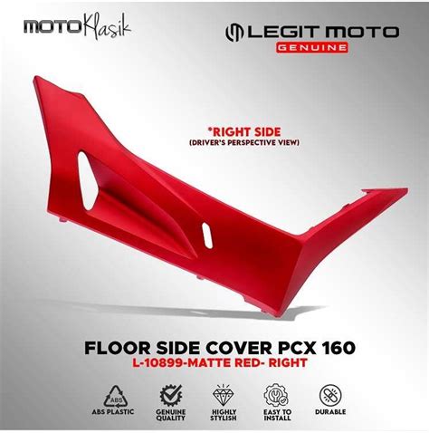 Genuine Honda Legitmoto Pcx Floor Side Cover Matte Glossy Finish