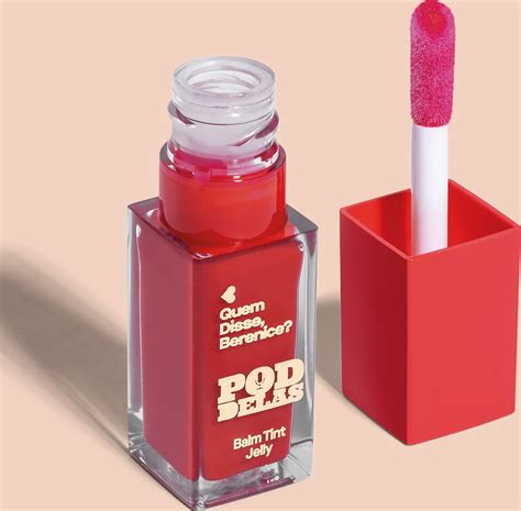 Balm Tint Jelly Vermelho Ao Vivo QDB Pod Delas 6 5ml Quem Disse