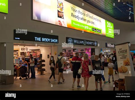 Shops at Manchester Airport, Manchester, England, UK Stock Photo - Alamy