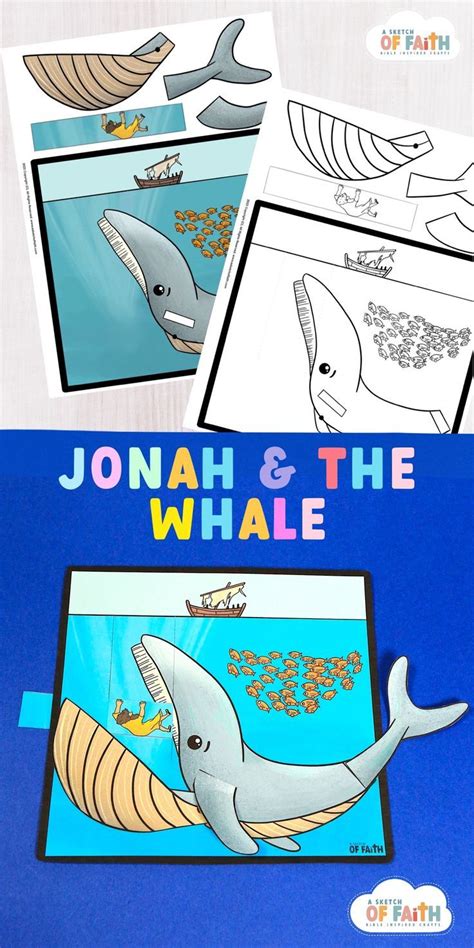 Jonah and the whale preschool printables – Artofit