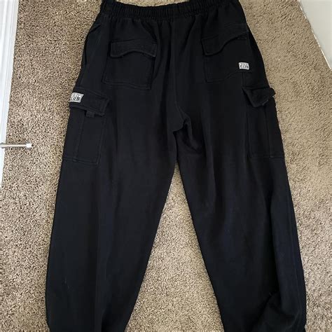 Xxxl Baggy Heavyweight Black Pro Club Pants Depop