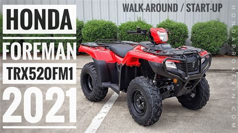 Honda Foreman X Atv Walk Around Start Up Trx Fm