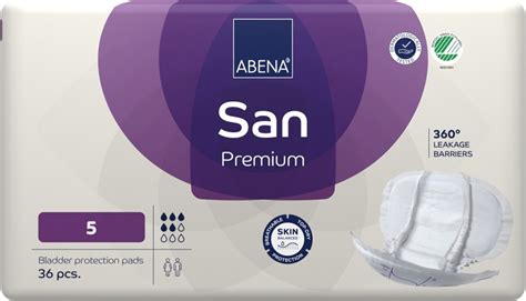 Abena San Premium 5 inkontinenční vložné pleny 36 ks Dentimedshop cz