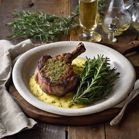 Herb Crusted Lamb Chop With Garlic Mashed Potatoes Recipe Cookaifood