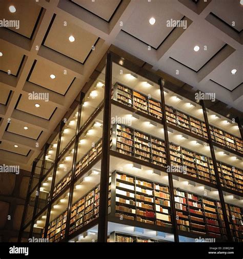 Beinecke Rare Book And Manuscript Library Interior View Yale University