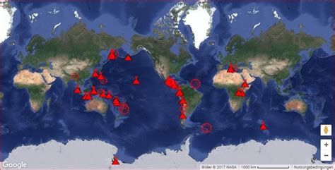 The Ring of Fire is exploding right now: 32 volcanoes erupting, 33 showing minor activity, and ...