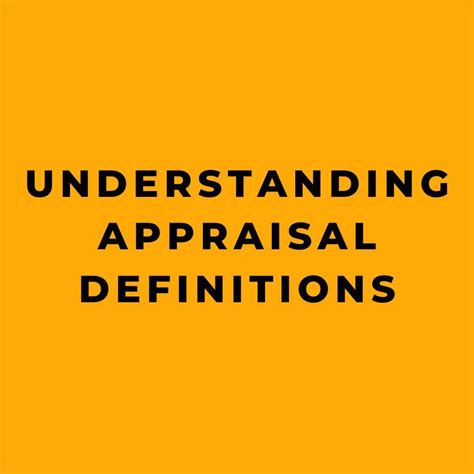 Understanding Appraisal Definitions Online Safety Trainer