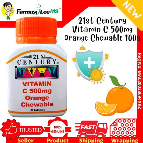 St Century Vitamin C Mg Orange Chewable S Exp