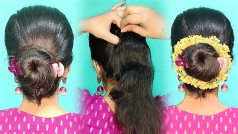 Simple Khopa Hairstyle For Short Hair Simple And Unique Hairstyle