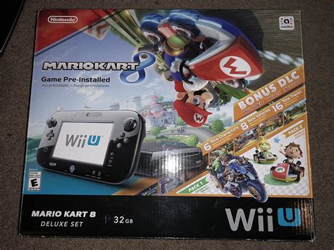 Amazon Nintendo Wii U Mario Kart Deluxe Bundle Black Video Games