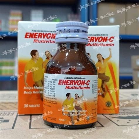 Enervon C Enervon Active Tablet Multivitamin Menjaga Stamina Daya