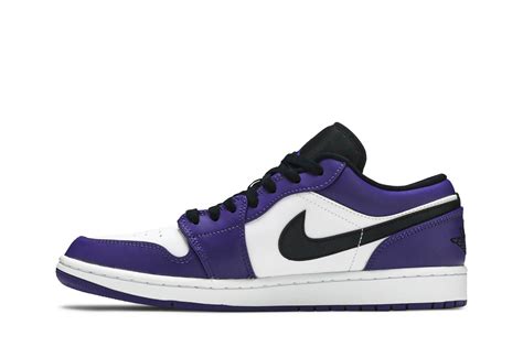 Air Jordan 1 Low Court Purple White 553558 500 GreenHousse