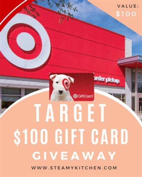 Target Gift Card Giveaway Steamy Kitchen Recipes Giveaways