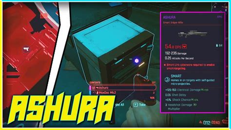 Epic Ashura Smart Sniper Rifle Location Guide Cyberpunk Youtube