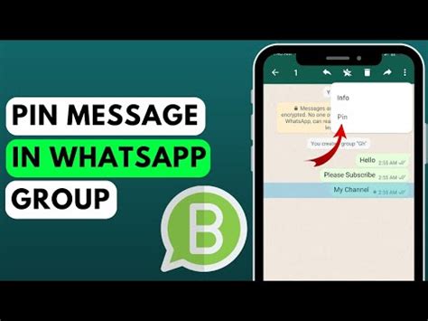 How To Pin A Message In Whatsapp Group Pin Messages In