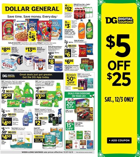 Dollar General Weekly Ads and Circulars from November 27