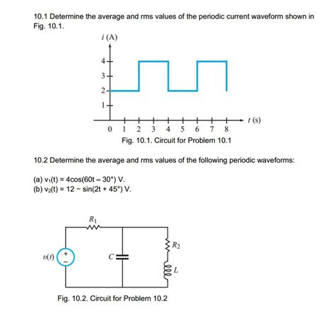 Solved Determine The Average And Rms Values Of The Periodic