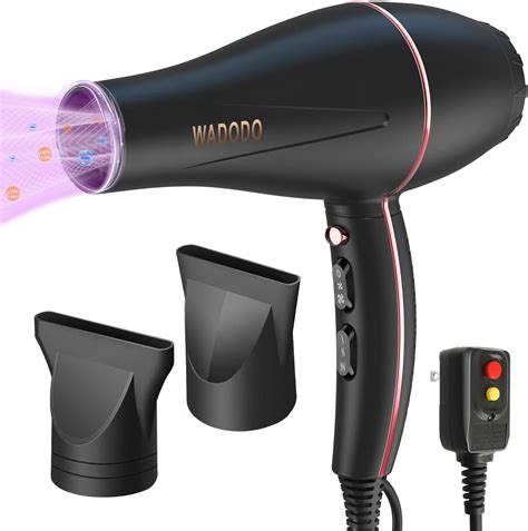 Wadodo Ionic Hair Dryer 2200w Professional Blow Dryer Fast Drying Travel Hair Dryer Ac Motor