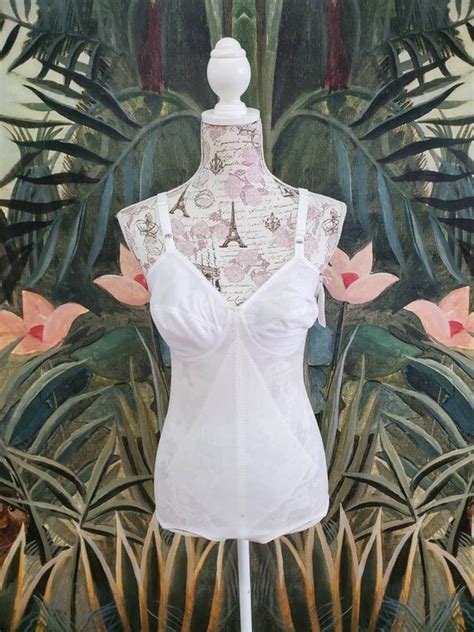 Vintage Lingerie Bodysuit Corset Gem