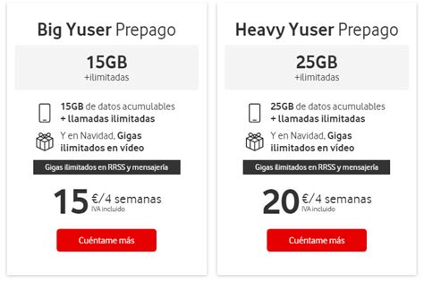 Vodafone Yu Tarifas Contrato Y Prepago Para Sus Yusers