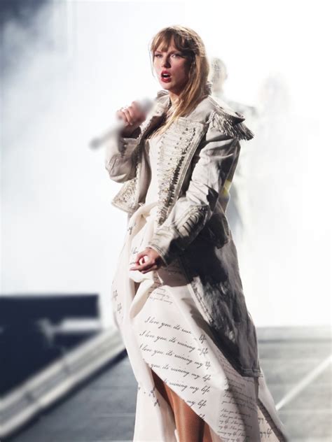 Taylor Swift Paris Eras Tour White Coat | Taylor Swift Military Tailcoat