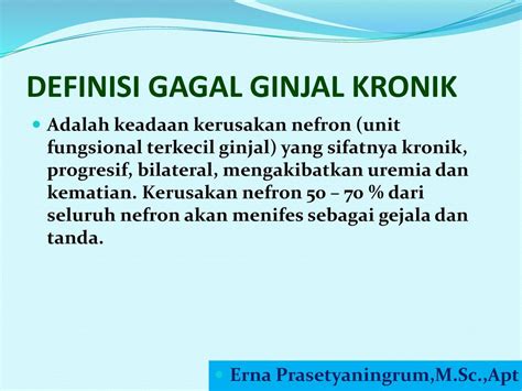 Gagal Ginjal Kronik Newstempo