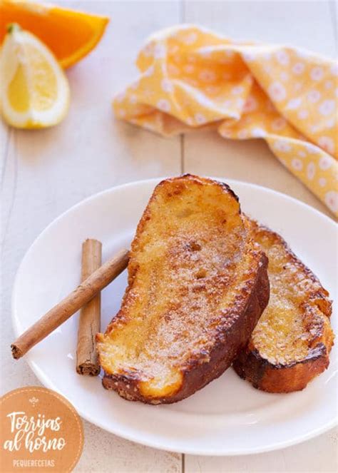 Cómo hacer torrijas al horno PequeRecetas