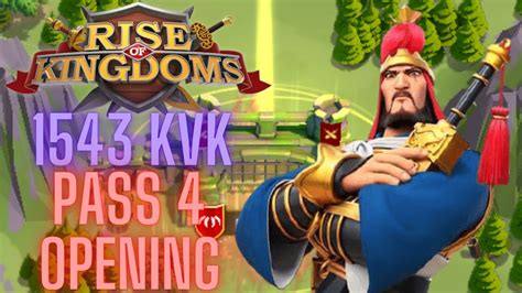 1543 PASS 4 OPENING Heroic Anthem KvK Rise Of Kingdoms YouTube