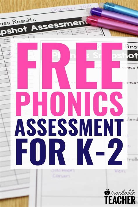 Phonics Assessments Artofit