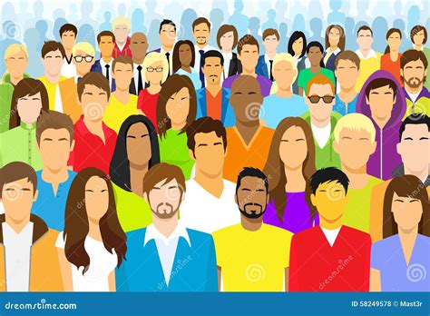 Crowded Clipart