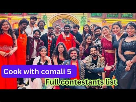 Cook With Comali Full Contestant Cook With Comali Updates