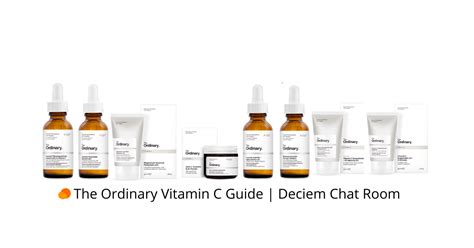 The Ordinary Vitamin C Guide How To Choose Which One