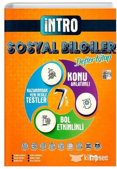 7 Sınıf Sosyal Bilgiler İntro Konu Anlatımlı Defter Kitap Mozaik