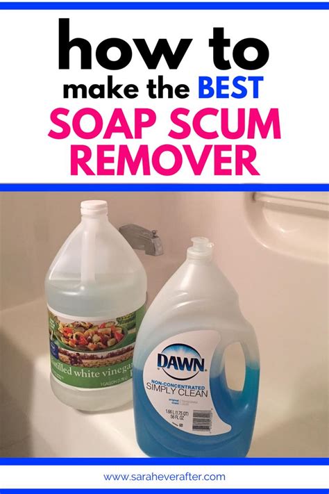 The Best Homemade Soap Scum Remover Sarah Ever After Homemade