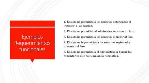 Requerimientos Funcionales Y No Funcionales Ppt Descarga Gratuita