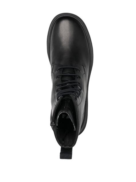 Camper Lace Up Leather Boots Black FARFETCH UK