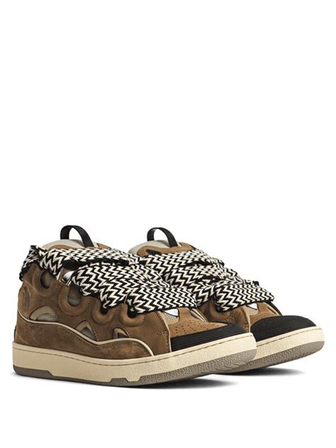 Lanvin Curb Sneaker Brown Original São Paulo