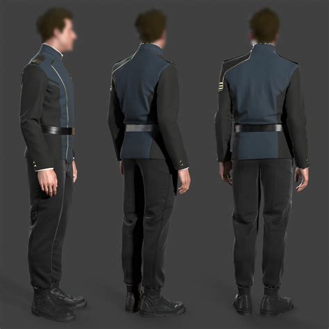 Star Citizen Bridge Officers — James Ku Cg Character Artist