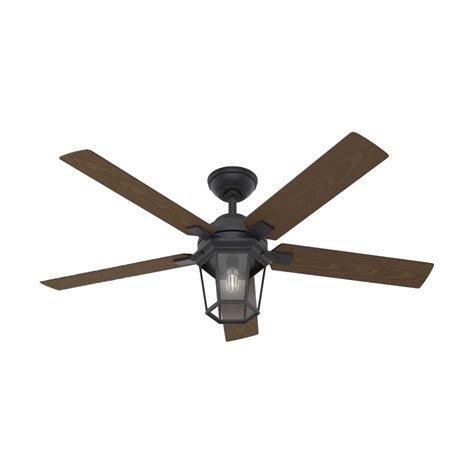 52" Hunter Candle Bay Ceiling Fan With LED Module - 50948 - Natural Iron