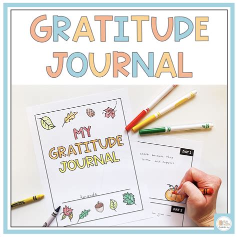 Gratitude Journal PRINTABLE NO PREP Thankfulness Made By Teachers