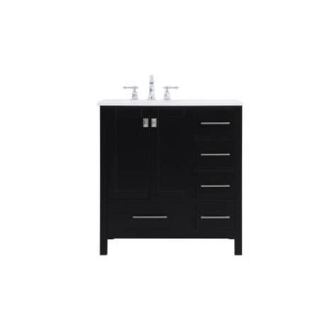 Elegant Decor VF18832BK 32 In Irene Single Bathroom Vanity Black 1