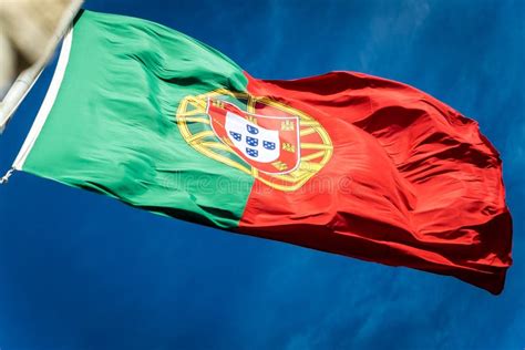 Lisbon In Portugal Stock Image Image Of Flag Unesco 75177619