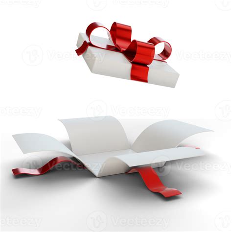Representación 3d De Caja De Regalo Sorpresa Abierta 12003305 Png