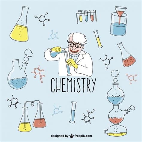 Chemistry Drawings Free Vector Chemistry Drawing Chemistry Art