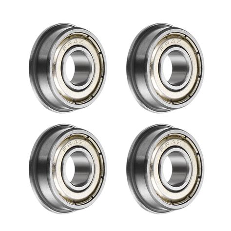 Fr Zz Flanged Ball Bearing X X Chrome Steel Double