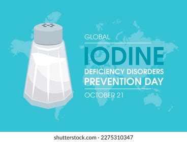 Global Iodine Deficiency Disorders Prevention Day Stock Illustration ...