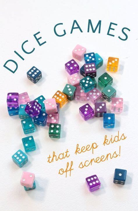 The Best Dice Games For Kids These Easy Dice Games Are Simple To Learn