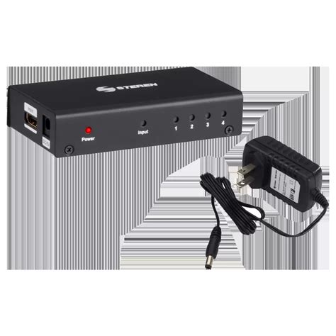 Amplificador Con Divisor Hdmi De 4 Puertos Steren