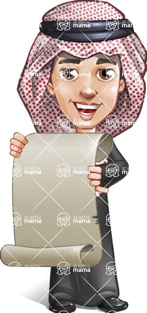 Young Muslim Man Cartoon Vector Character 112 Illustrations Sign 5 Graphicmama